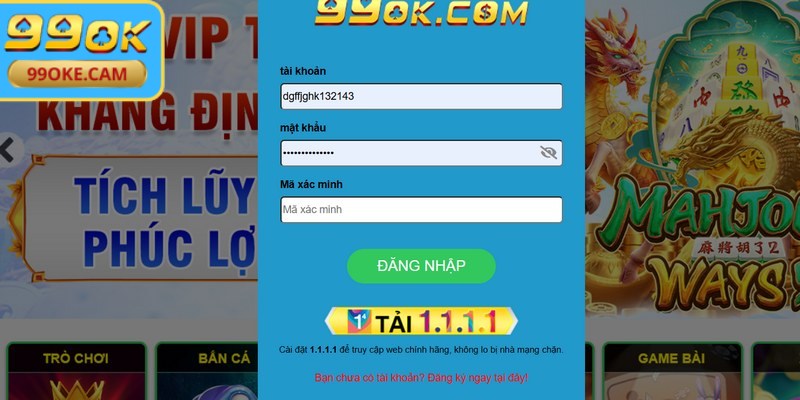 Đăng Nhập 99OK - Hướng Dẫn Chi Tiết An Toàn Và Hiệu Quả 2 Hướng dẫn chi tiết các bước đăng nhập 99OK chỉ trong 3 phút